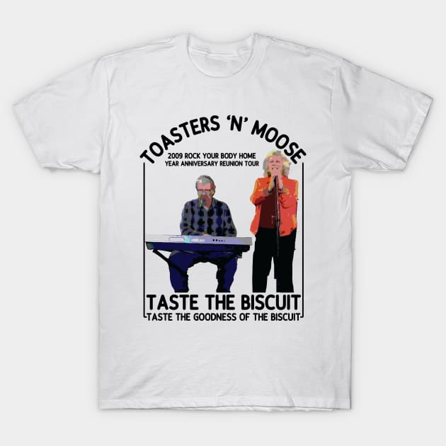 Taste the Biscuit // Toasters "N" Moose T-Shirt by Trendsdk